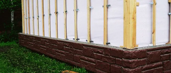 деревянная обрешетка под сайдинг