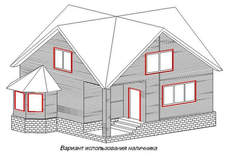 Фото 17. Где используются наличники?