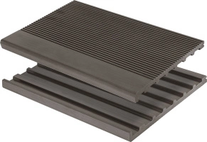 Универсальная полнотелая ступень Art Deco 345*22*3000 (Венге)