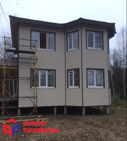 ПАНЕЛЬ ФАГОТ ЭКО, ЦВЕТ ПЕСЧАНЫЙ - Фасадные панели под камень