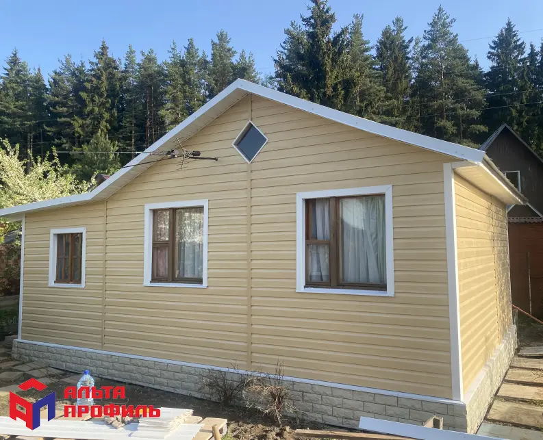 Планка "софит" белая Т-19 - 3м.