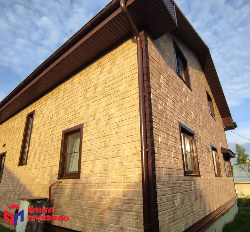 Формованный сайдинг, Сланцевая порода, цвет Слоновая кость