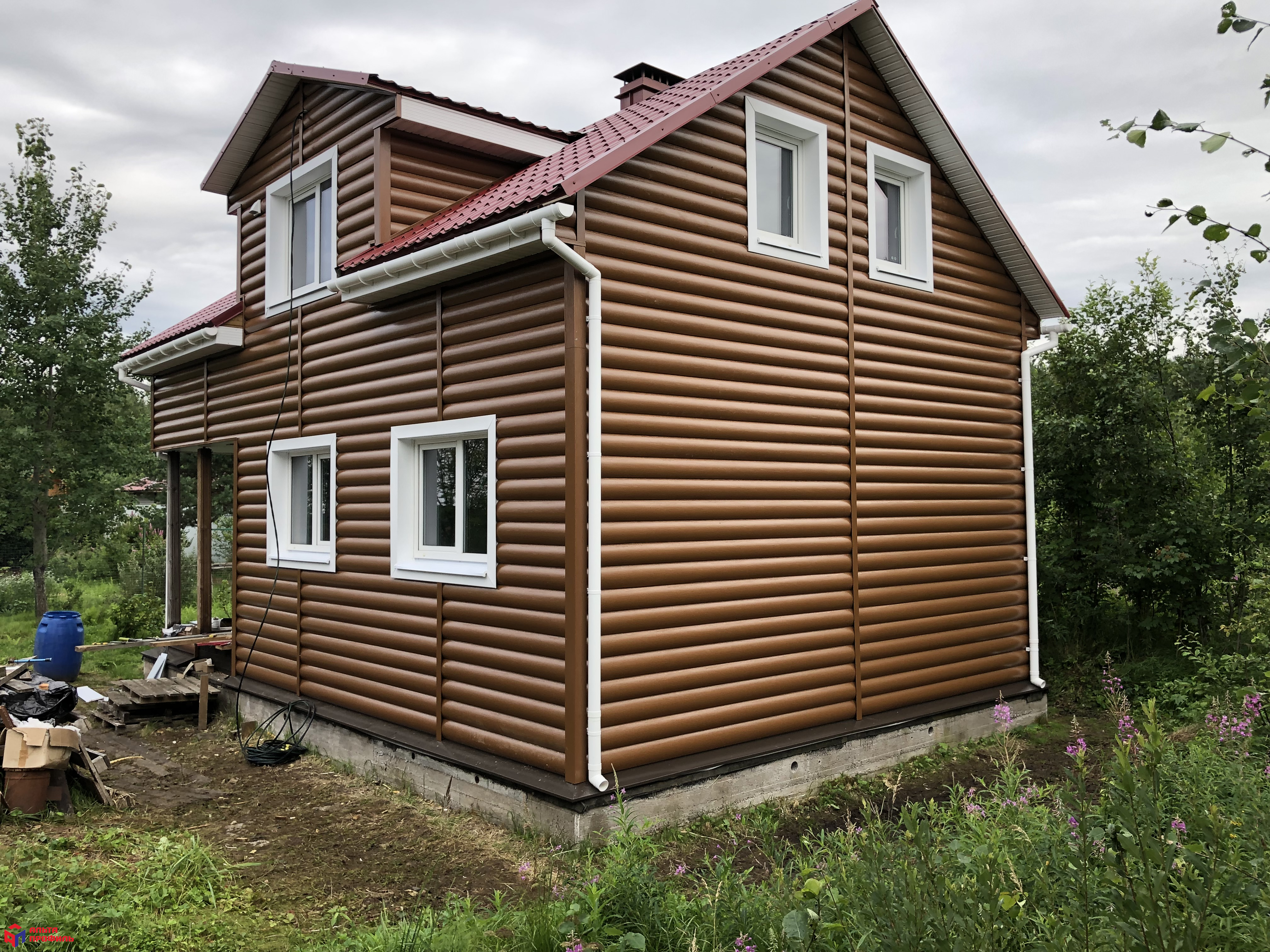 БЛОКХАУС Акриловый сайдинг | Премиум, Дуб светлый ВН-02 3100х320мм