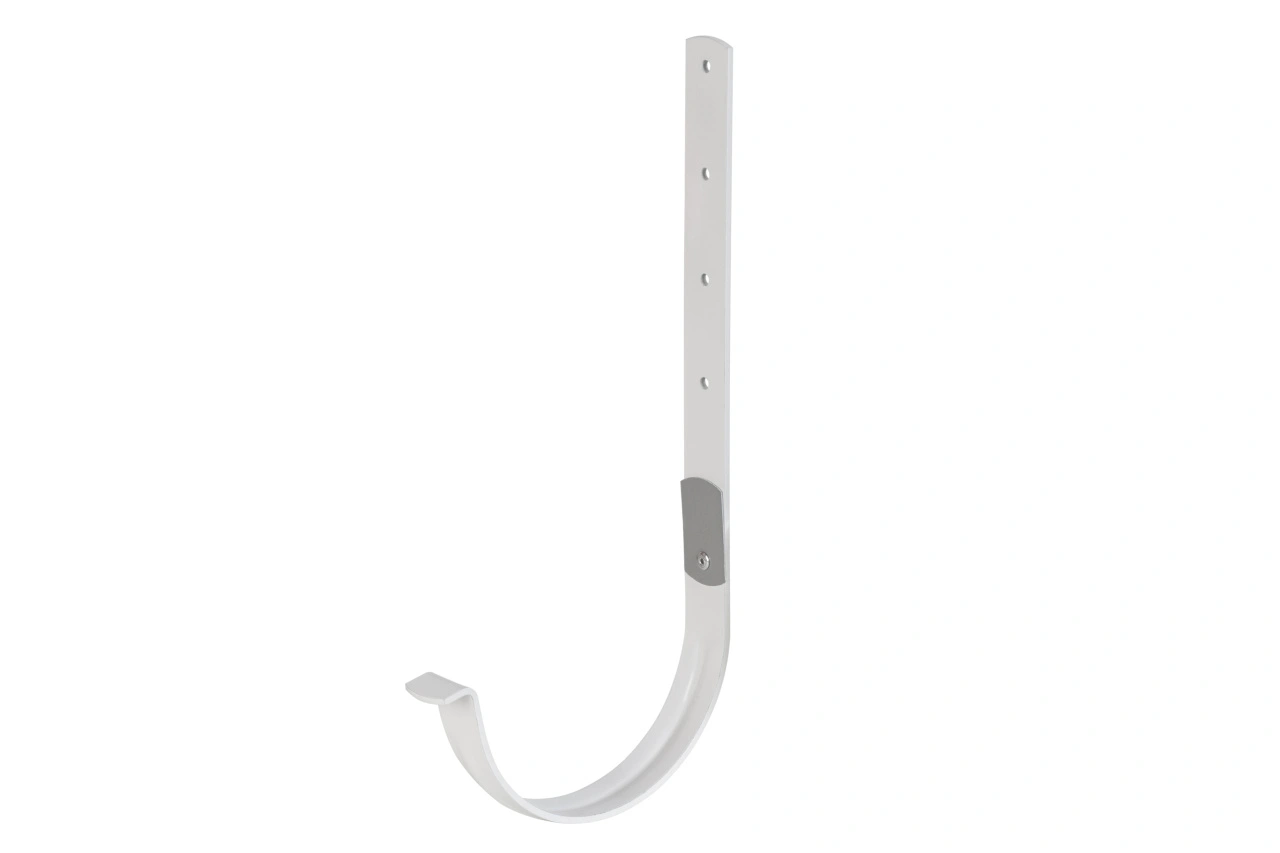 Кронштейн желоба, Металл, серия Элит, цвет Белый