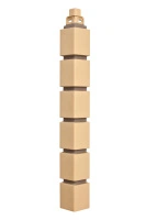 НАРУЖНЫЙ УГОЛ КИРПИЧ КЛИНКЕРНЫЙ, ЦВЕТ ЖЕЛТЫЙ