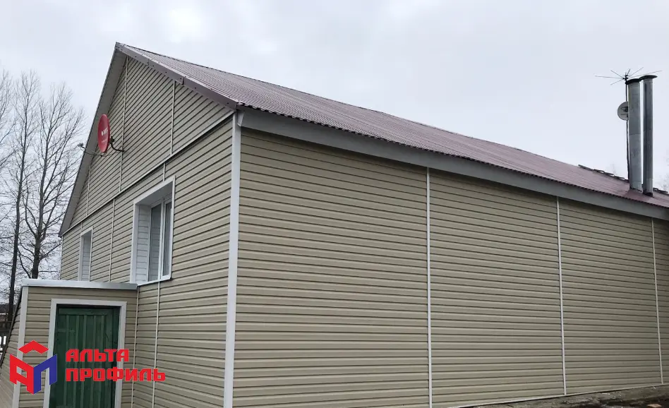 АЛЬТА КЛАССИКА Виниловый сайдинг | кремовый, 3м