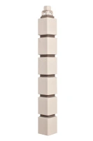 НАРУЖНЫЙ УГОЛ КИРПИЧ КЛИНКЕРНЫЙ, ЦВЕТ БЕЛЫЙ