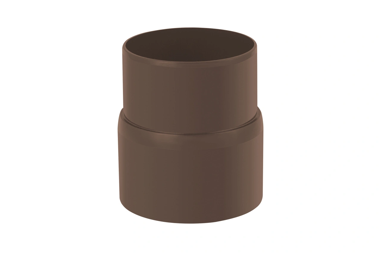 Муфта трубы, ПВХ, серия Стандарт, цвет Коричневый
