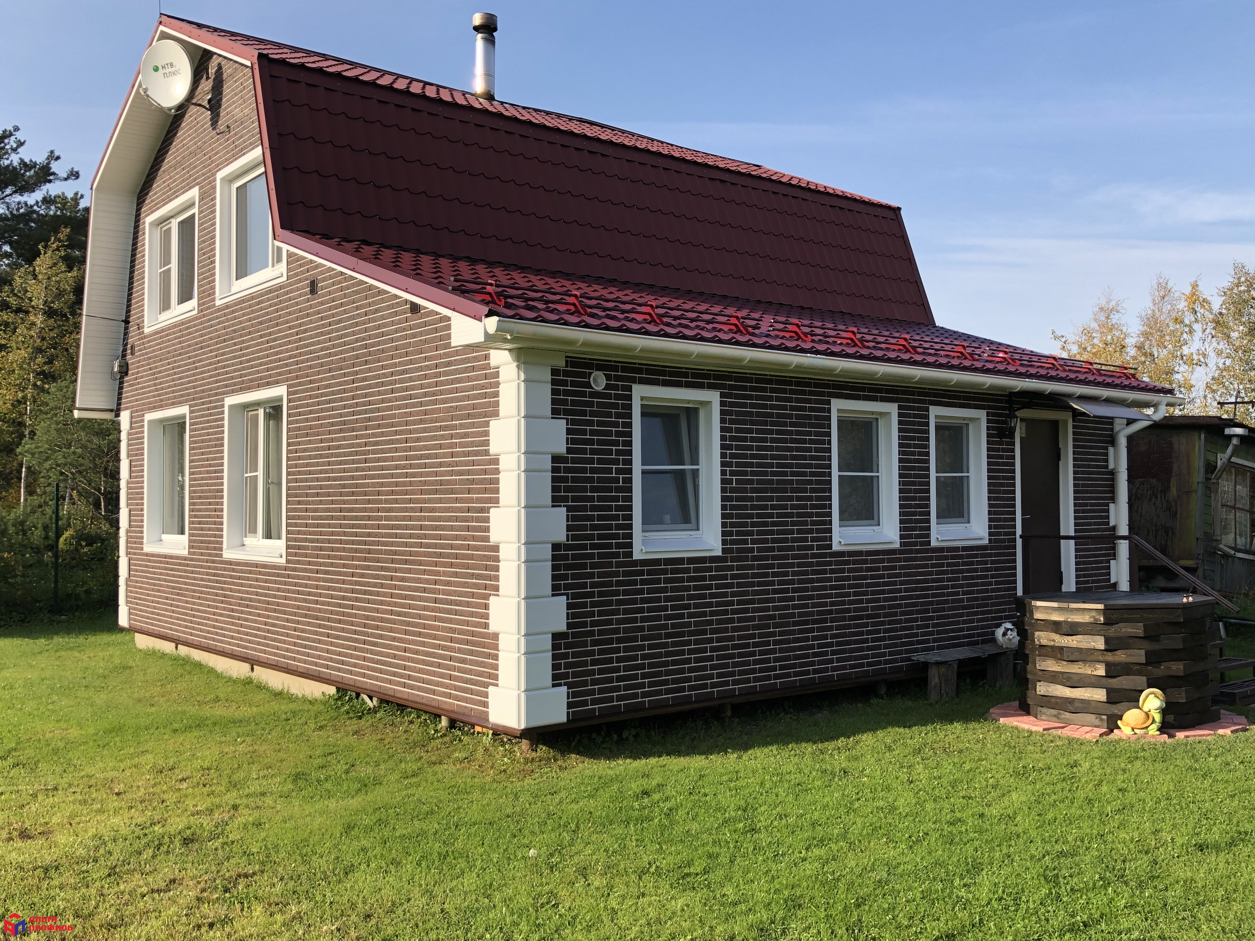 Дома из альта профиль рижский кирпич