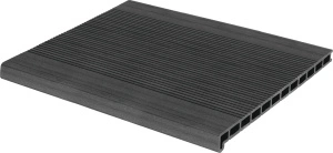 Ступень Lite 348*22*4000 (Пустотелая) (Графит)