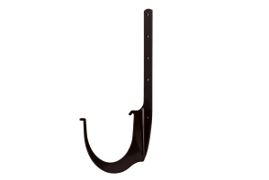 Кронштейн желоба новый, Металл, серия Элит, цвет Коричневый