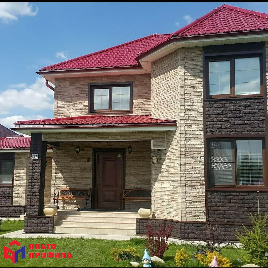 Планка "софит" белая Т-19 - 3м.