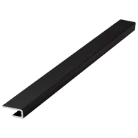 АЛЬТА СЛЭБ. Профиль алюминиевый торцевой 081024-1 анод бронза 2,7м (30шт/уп)