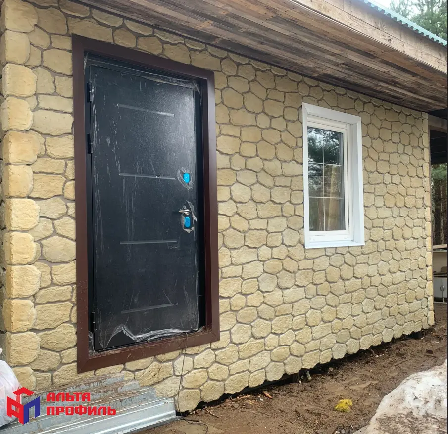 НАРУЖНЫЙ УГОЛ БУТОВЫЙ КАМЕНЬ, ЦВЕТ БАЛТИЙСКИЙ