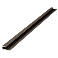 АЛЬТА СЛЭБ. Профиль алюминиевый торцевой 081024-1 анод шампань 2,7м (30шт/уп)