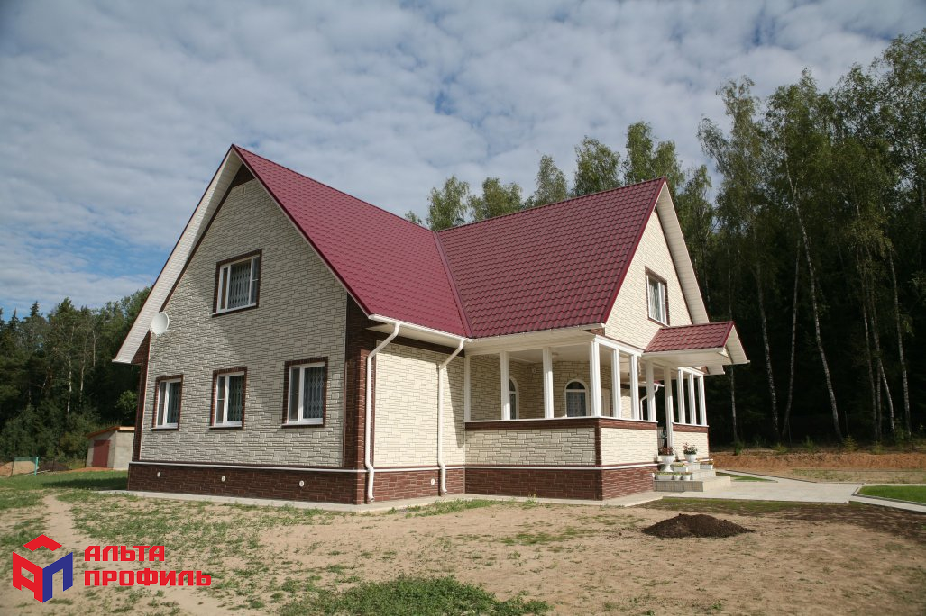 Планка "софит" белая Т-19 - 3м.