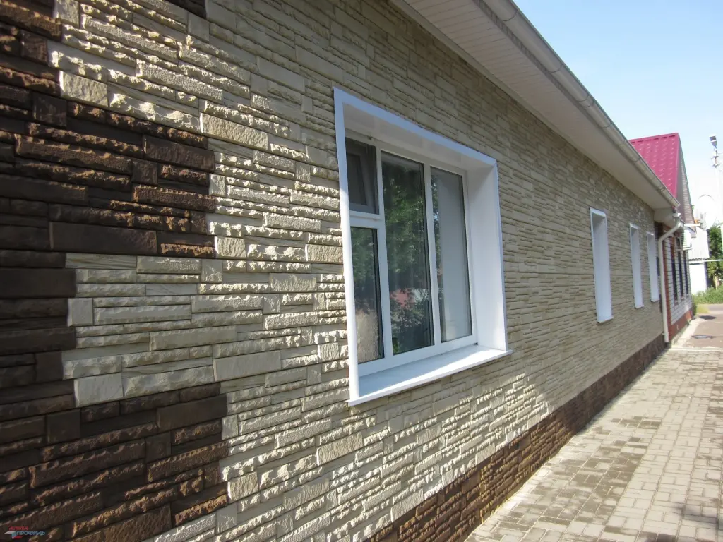 цокольный сайдинг под камень фото