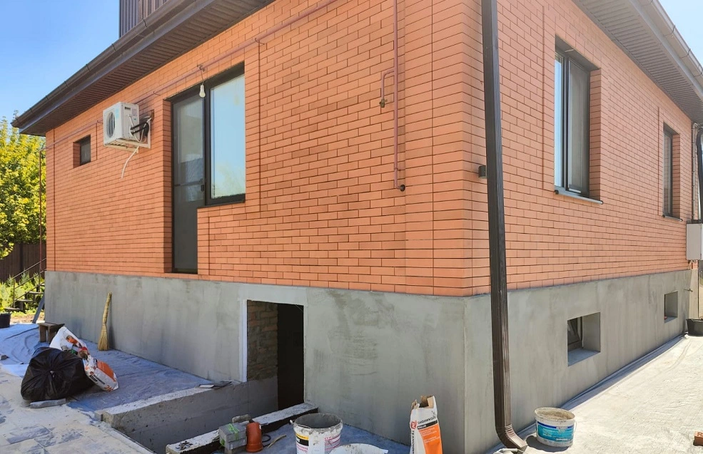 Выполнение мокрого фасада