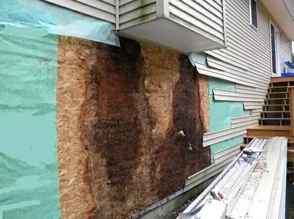 Результат монтажа без обрешетки Результат монтажа без обрешетки