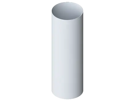 Труба водосточная 95мм, ПВХ, серия Элит, 4м, цвет Белый