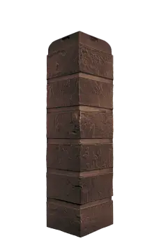 НАРУЖНЫЙ УГОЛ КИРПИЧ РИЖСКИЙ ЭКО, ЦВЕТ КОРИЧНЕВЫЙ