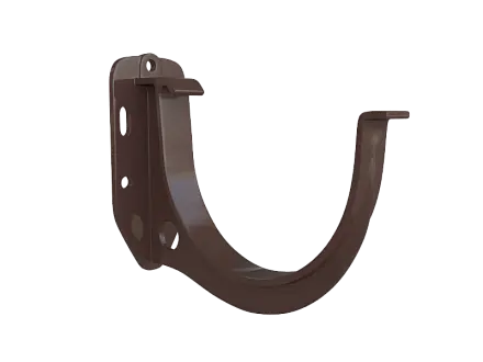 Кронштейн желоба, ПВХ, серия Элит, цвет Коричневый