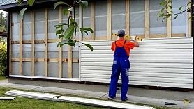 Отделка дома сайдингом