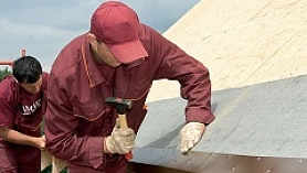 Устройство кровли из мягкой черепицы